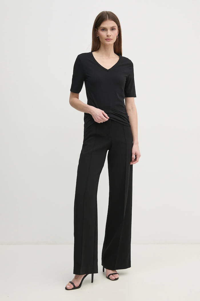 Тениска United Colors of Benetton 3ZQM3M078 черен SS25