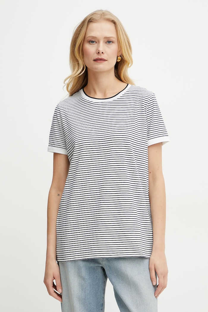 BOSS t-shirt regular biały 50454484