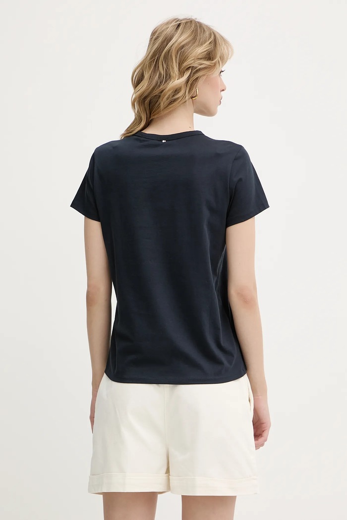 Îmbrăcăminte BOSS tricou din bumbac 50537598 bleumarin