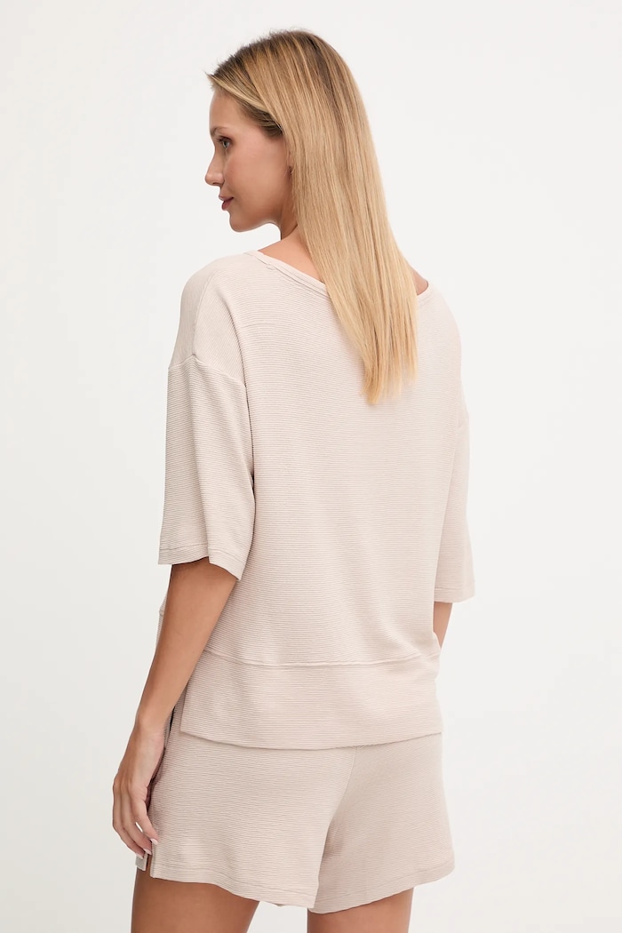 Îmbrăcăminte BOSS Tricou lounge Ottoman_Sweatsh. BN 50540029 bej