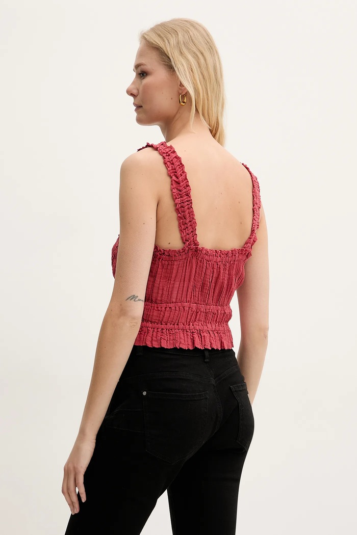 Oblečení Halenka Guess REYA W5GH0U.WE340 červená