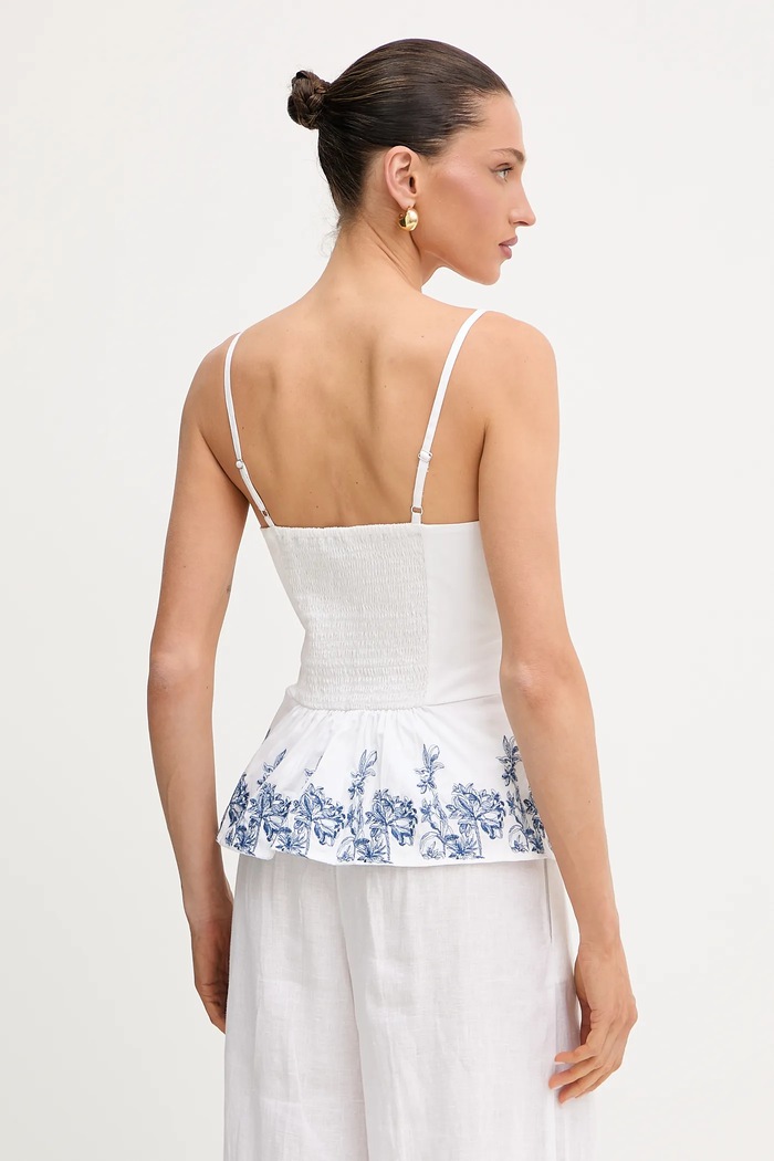 Ρούχα Top Guess W5GH1A.WH580 λευκό