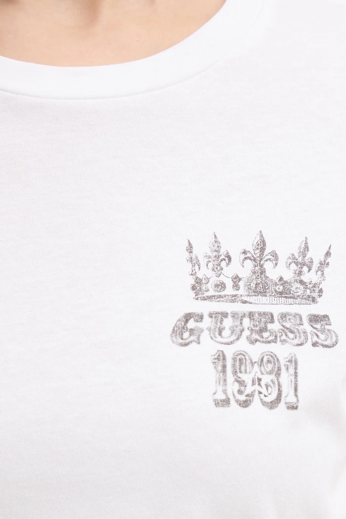 Βαμβακερό μπλουζάκι Guess W5GI53.K9RM1