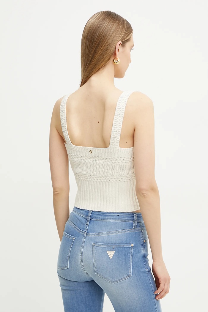 Ρούχα Top Guess ERYNN W5GR34.Z3M00 μπεζ