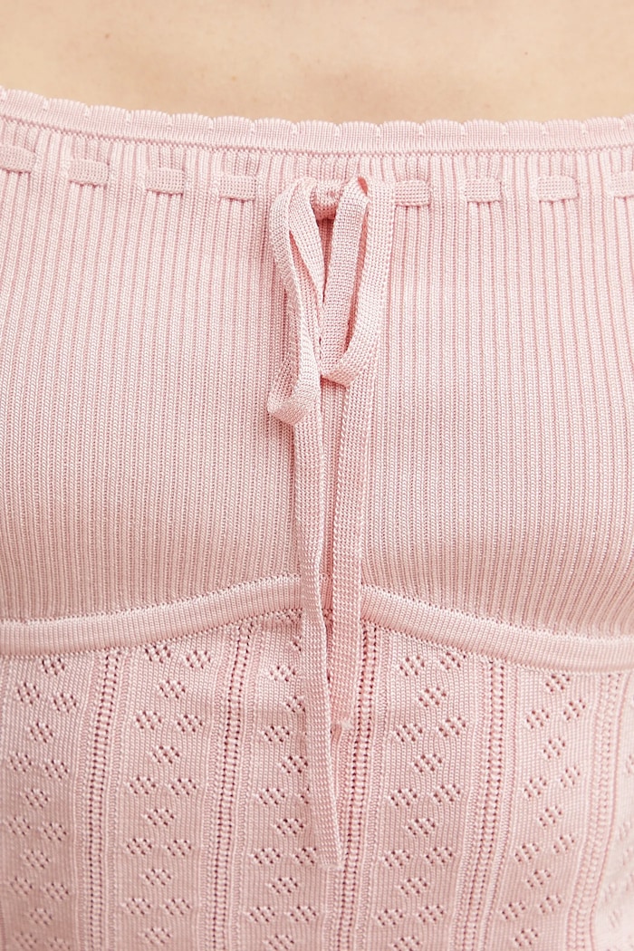 Bavlněný top Guess REINA Guess růžová W5GR40.Z3NX0