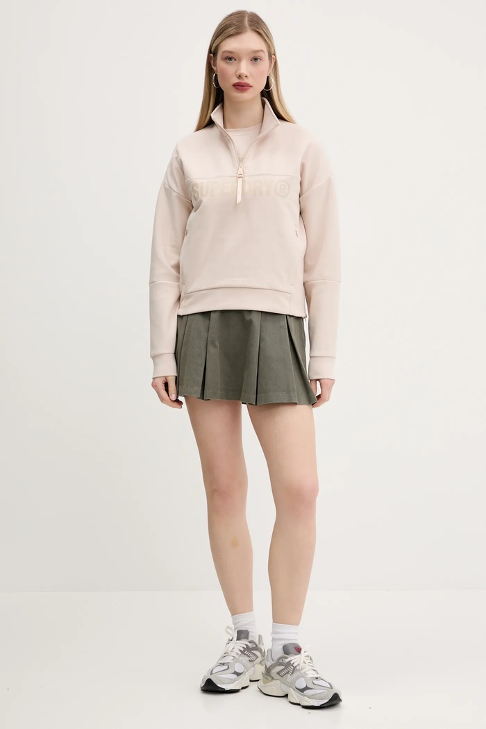 Majica kratkih rukava Superdry W1011639A.7SJ bež SS25