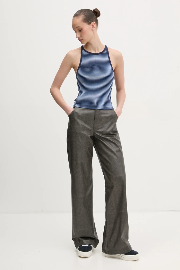 Superdry pamut top W6012055A.F5K sötétkék SS25