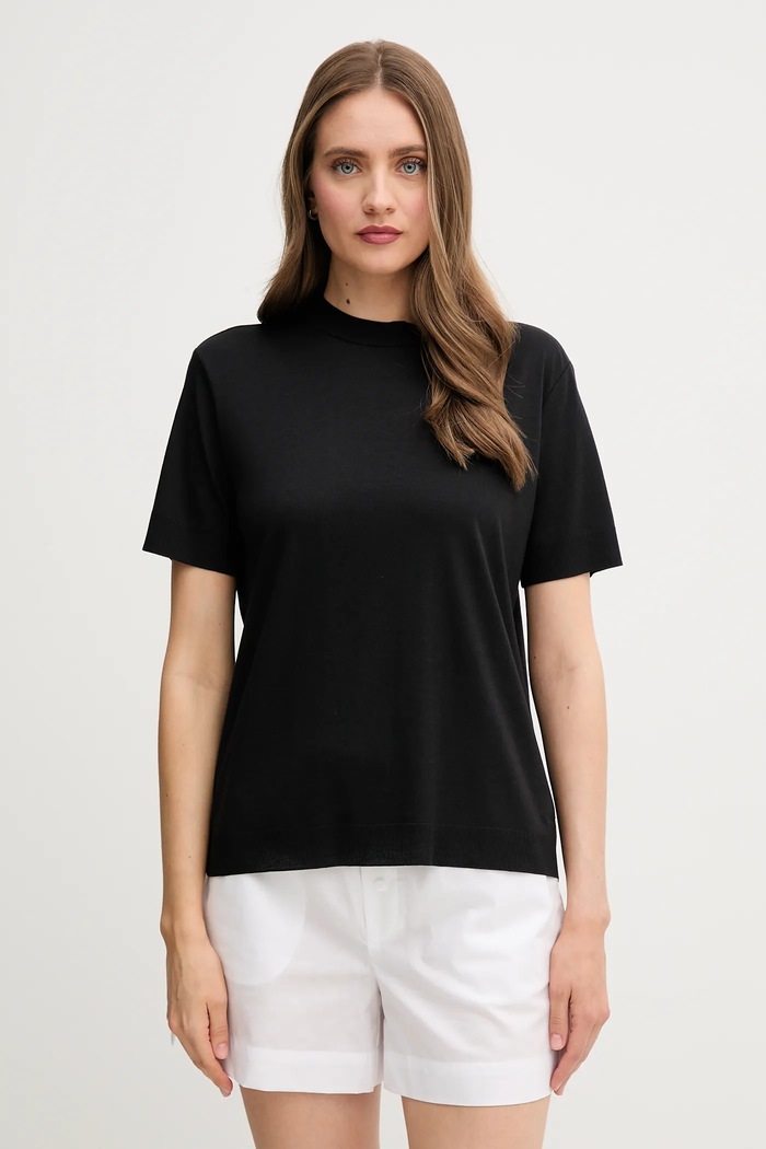Tričko Calvin Klein relaxed čierna LV044B206G