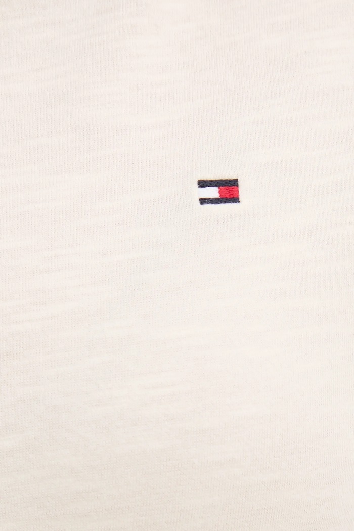 Tommy Hilfiger t-shirt bawełniany WW0WW44433 beżowy