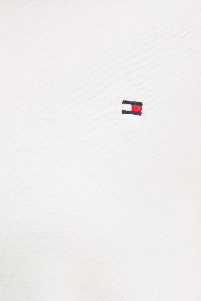 Pamučna majica Tommy Hilfiger WW0WW46158 bijela