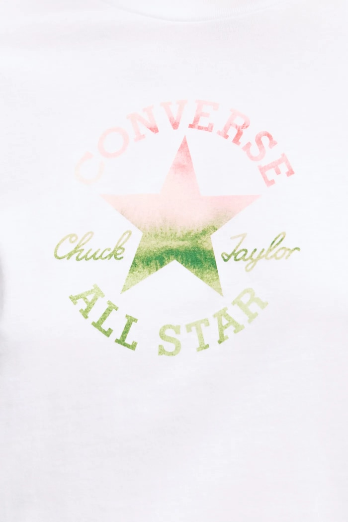 Converse tricou din bumbac 10027385.A01 alb