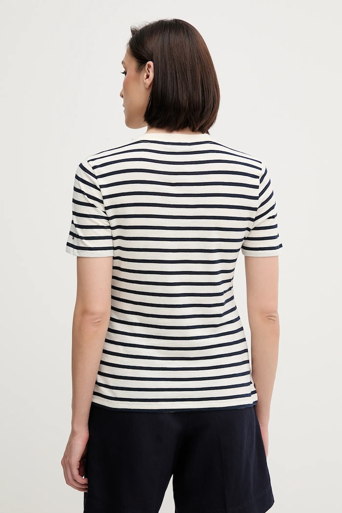 Oblečenie Bavlnené tričko Tommy Hilfiger WW0WW44559 béžová