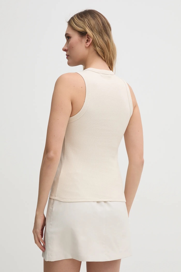 Odzież Dkny top DJ5T1413 beżowy