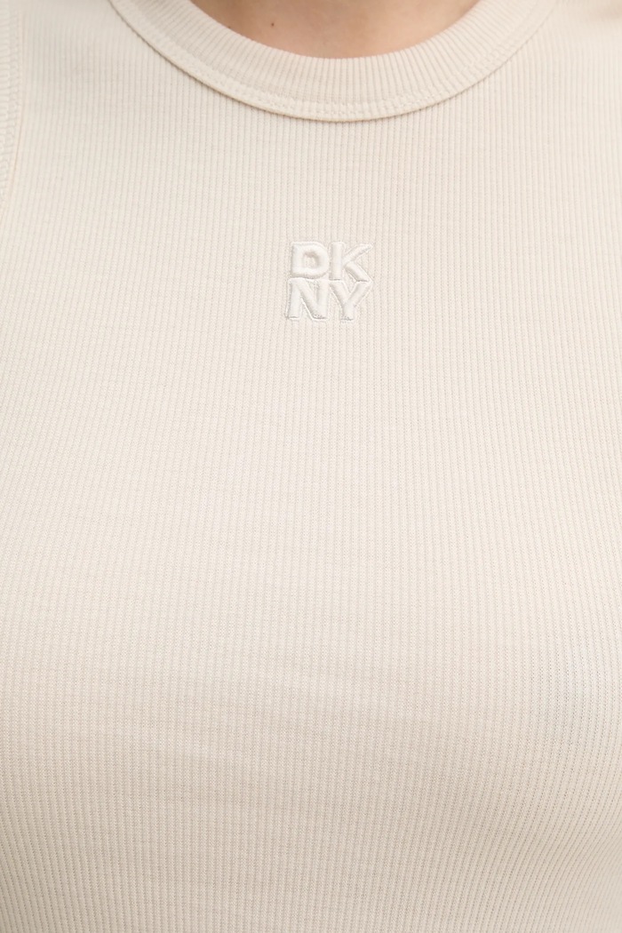 Dkny top DJ5T1413 beżowy