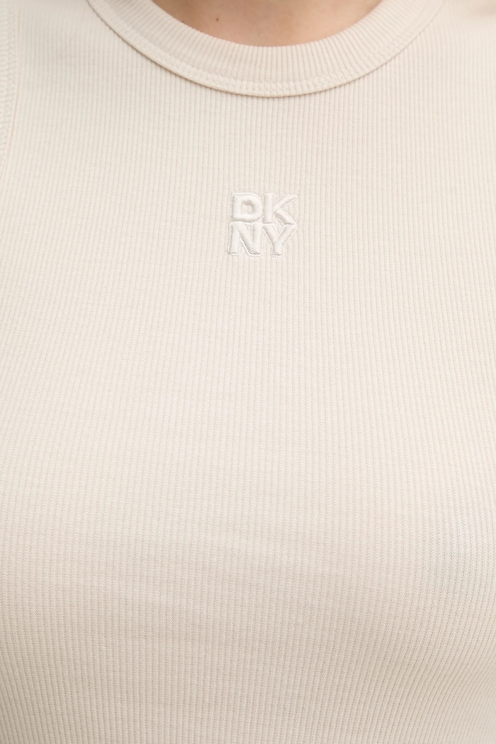Dkny top DJ5T1413 beżowy