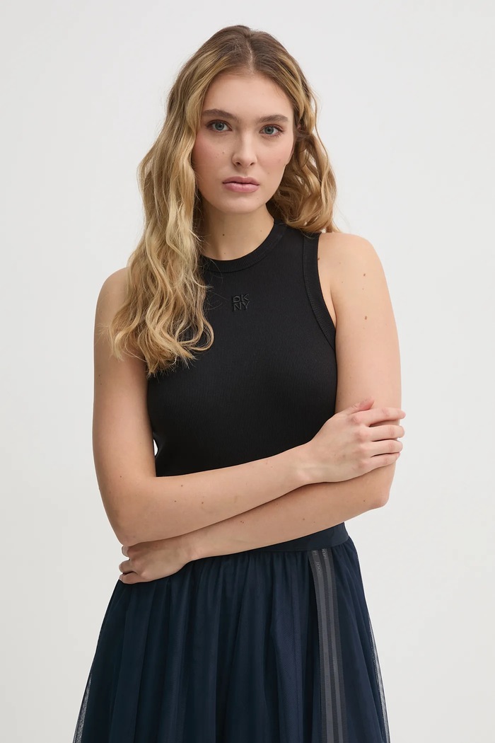 Dkny top uni negru DJ5T1413