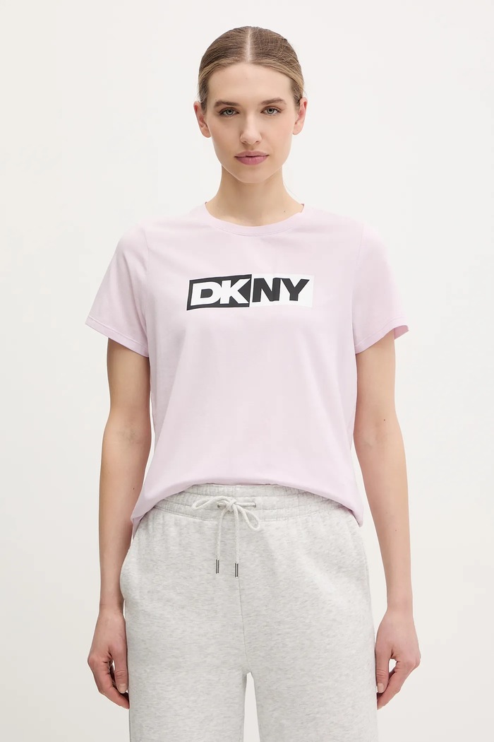 Тениска Dkny стандартна розов DP5T5894
