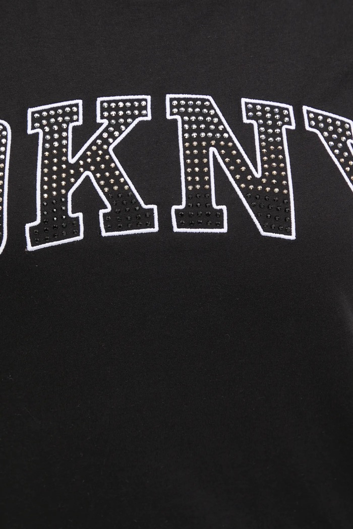 Bavlněné tričko Dkny DP5T1250 černá