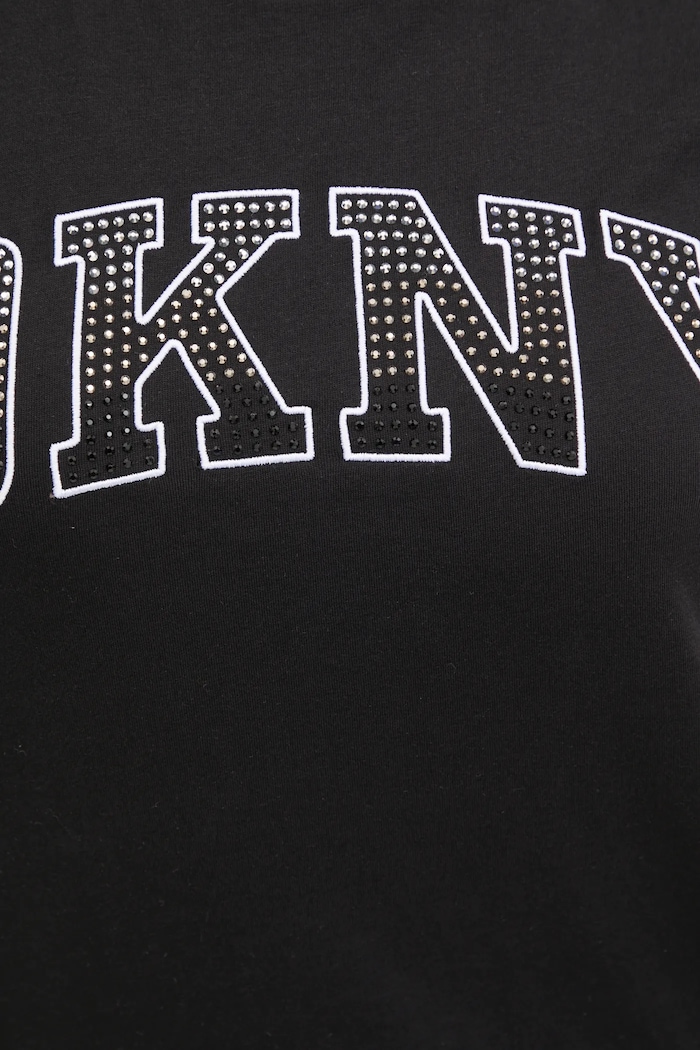 Bavlněné tričko Dkny DP5T1250 černá