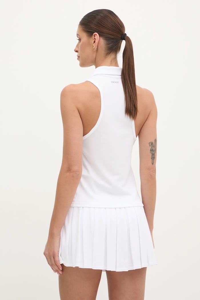 Îmbrăcăminte Dkny top DP5T1185 alb