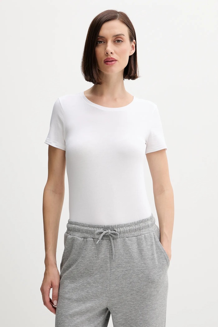 Tričko Tommy Hilfiger 2-pack hladký bílá UW0UW05974