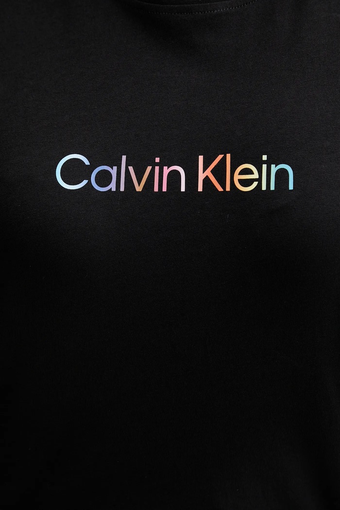Βαμβακερό lounge t-shirt Calvin Klein Underwear μαύρο LV00QS7470