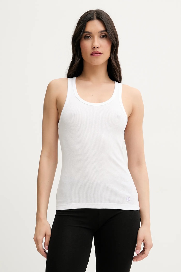 Odjeća Pamučni top Calvin Klein Underwear 3-pack LV00QS7493 ljubičasta
