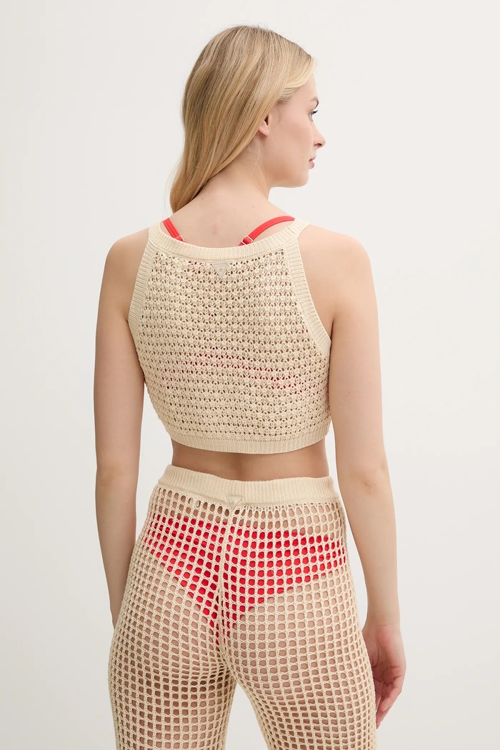 Ruházat Guess strand top E5GP02.Z3N30 bézs