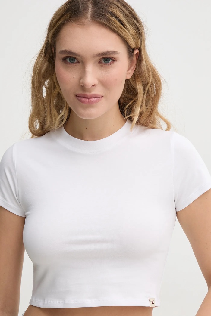Calvin Klein Jeans t-shirt biały J20J225237