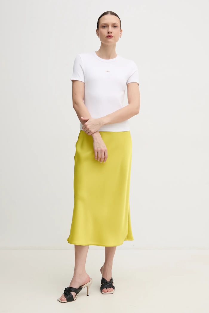 Tričko Calvin Klein Jeans J20J225245 biela SS25