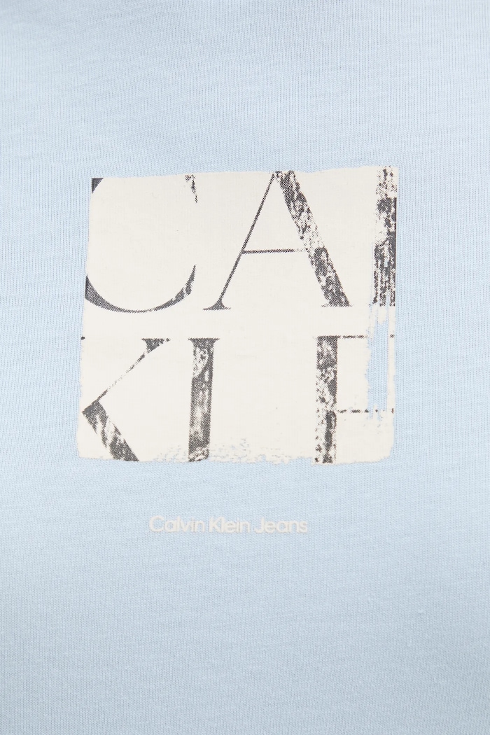 Βαμβακερό μπλουζάκι Calvin Klein Jeans J20J225260 μπλε