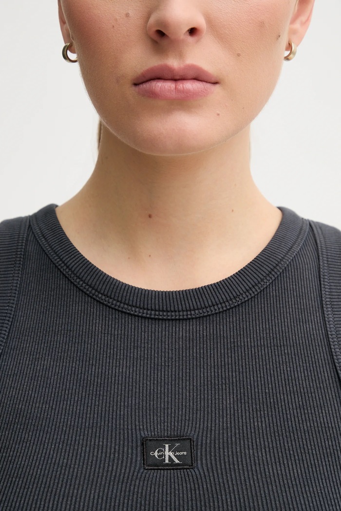 Top Calvin Klein Jeans J20J225311 šedá