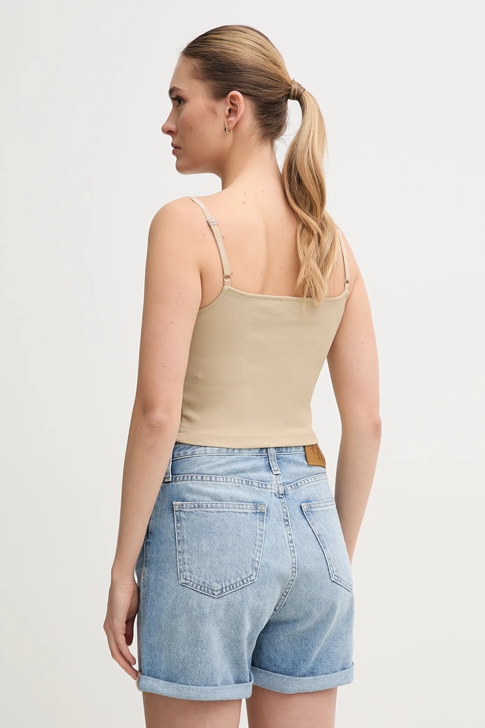 Oblečenie Top Calvin Klein Jeans J20J225312 béžová