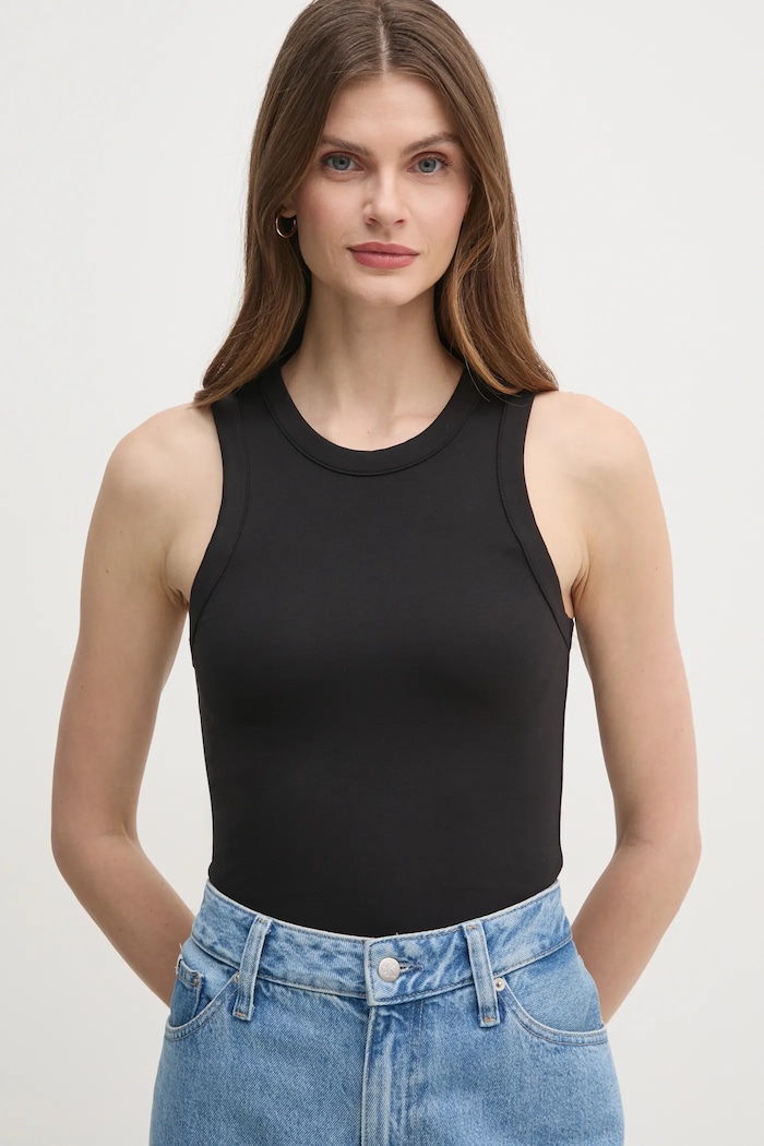 Calvin Klein Jeans top uni negru J20J225315