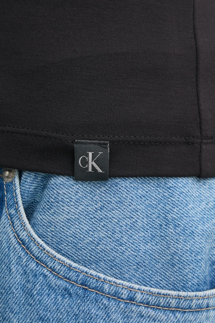 Calvin Klein Jeans top J20J225315 negru