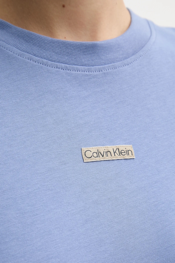 Bavlněné tričko Calvin Klein Jeans J20J225524 modrá