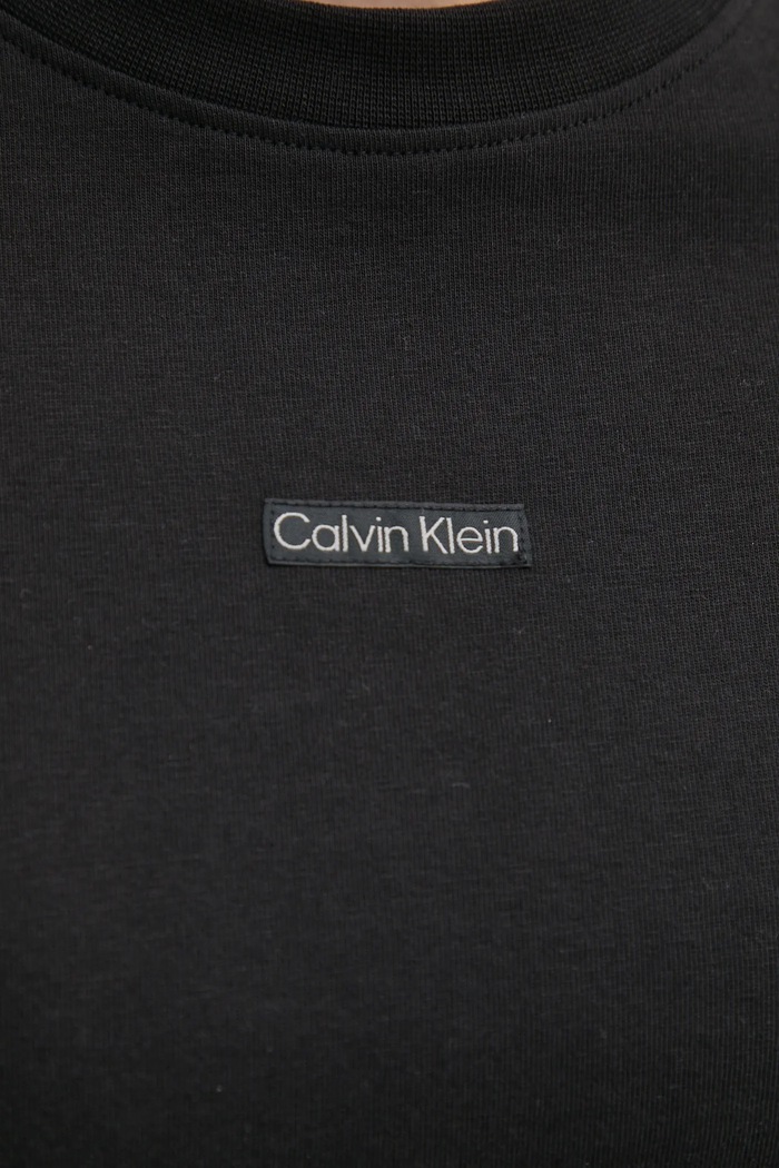 Bavlnené tričko Calvin Klein Jeans čierna J20J225524