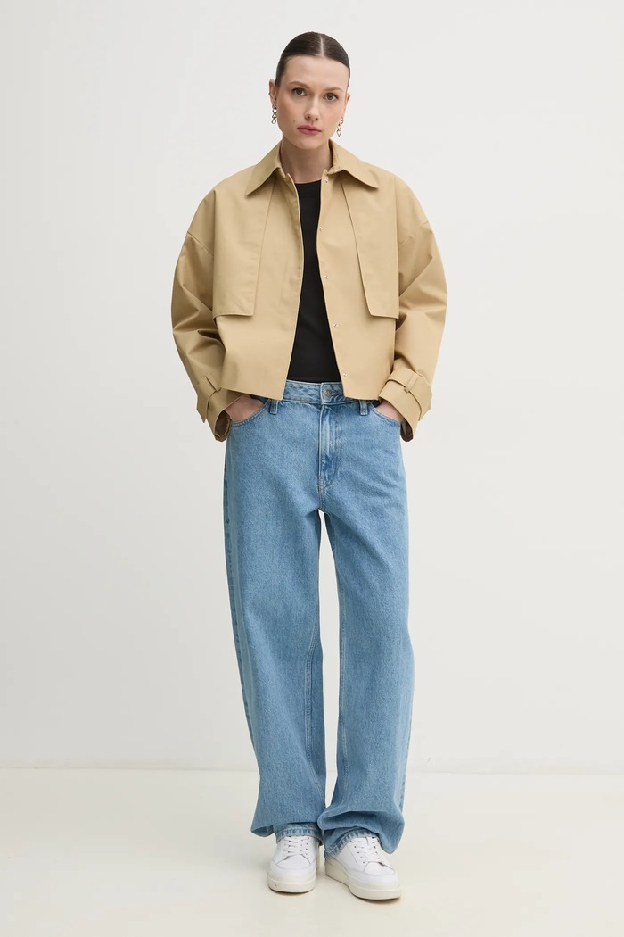 Bavlnené tričko Calvin Klein Jeans J20J225540 čierna SS25