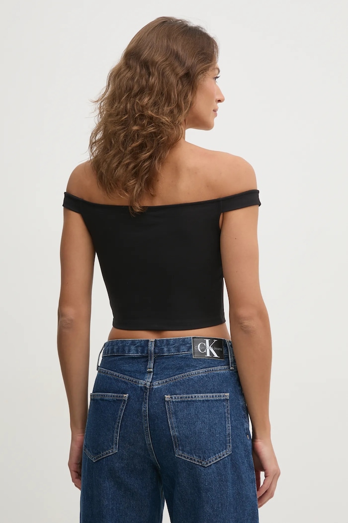 Ρούχα Top Calvin Klein Jeans J20J225542 μαύρο