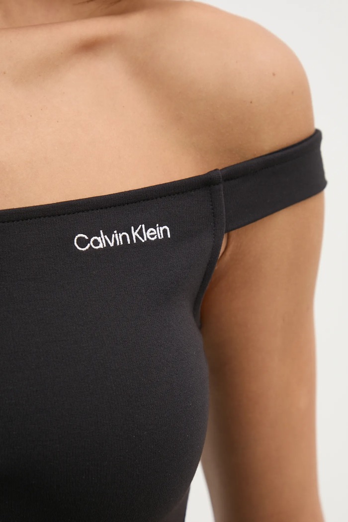Top Calvin Klein Jeans J20J225542 μαύρο
