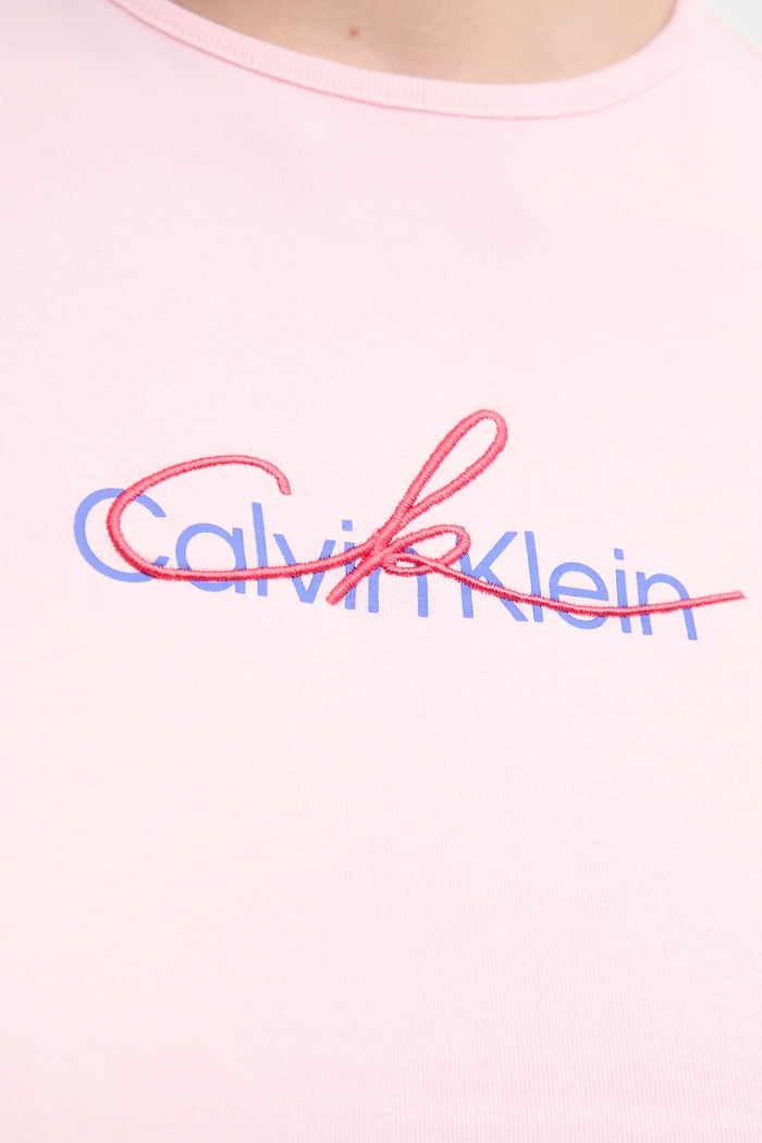 Kratka majica Calvin Klein Jeans LV047B828G roza