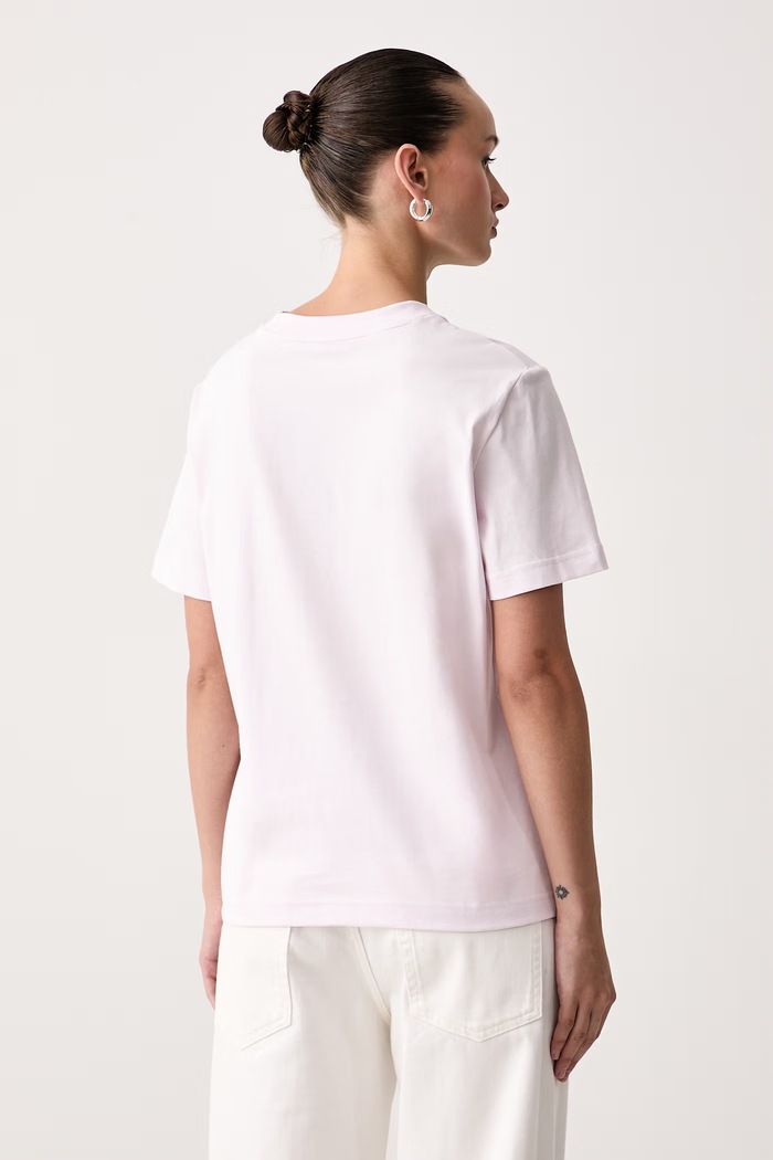 Odzież Calvin Klein Jeans T-shirt damski bawełniany LV047B865G różowy