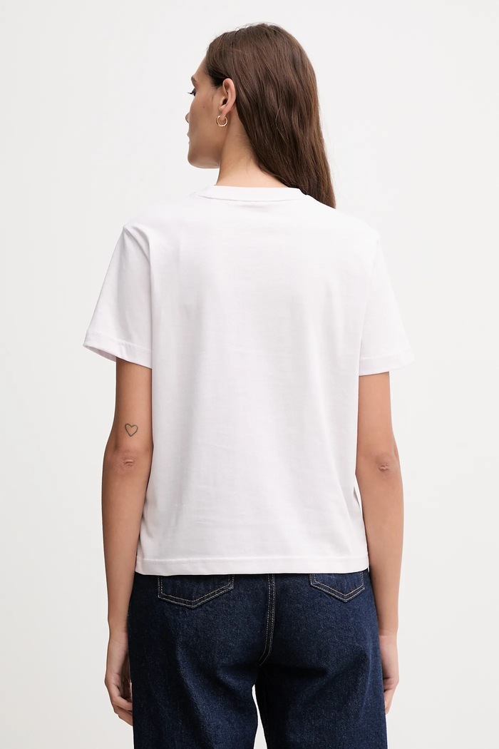 Oblečení Calvin Klein Jeans tričko dámské bavlněné LV047B865G růžová