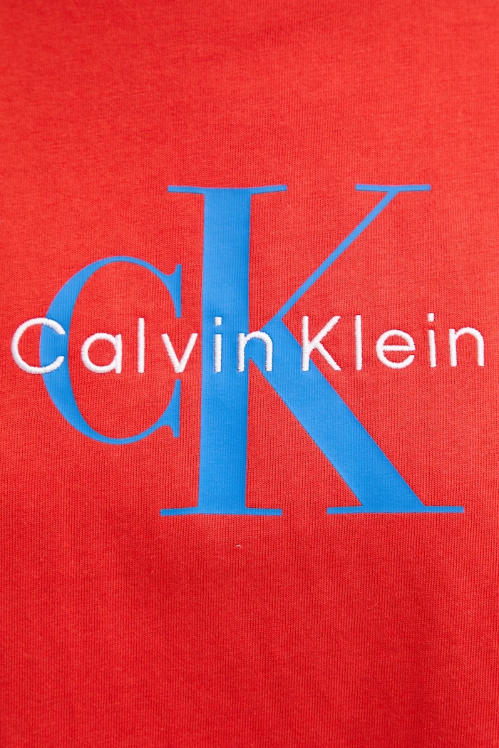 Calvin Klein Jeans női pamut t-shirt piros LV047B865G