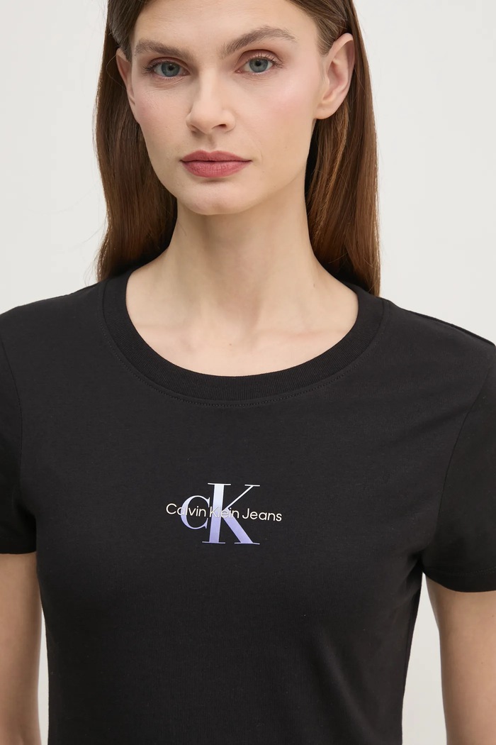 Tričko Calvin Klein Jeans černá J20J225252