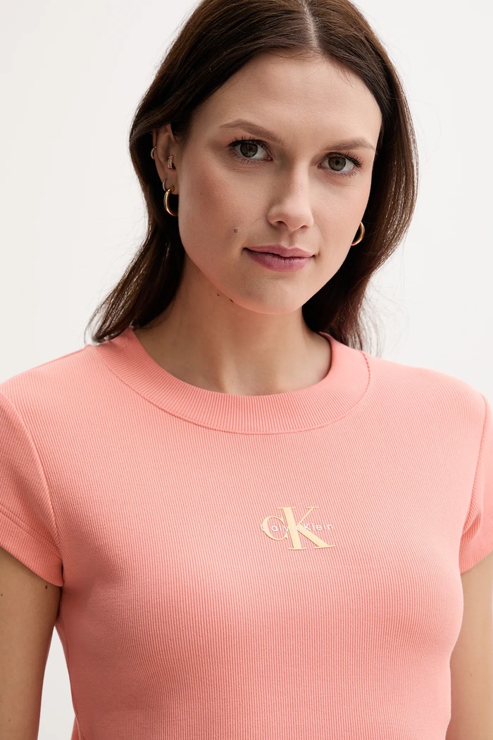 Calvin Klein Jeans tričko dámské oranžová LV047AB802