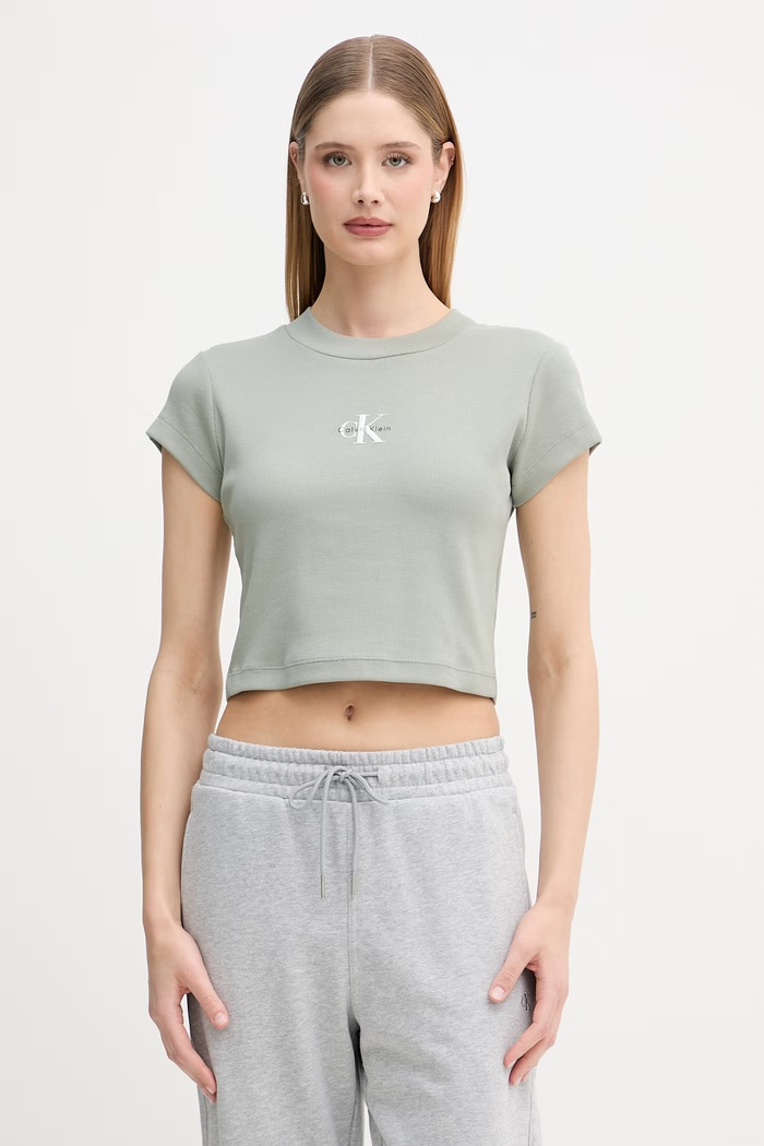 Calvin Klein Jeans tričko dámske zelená LV047AB802