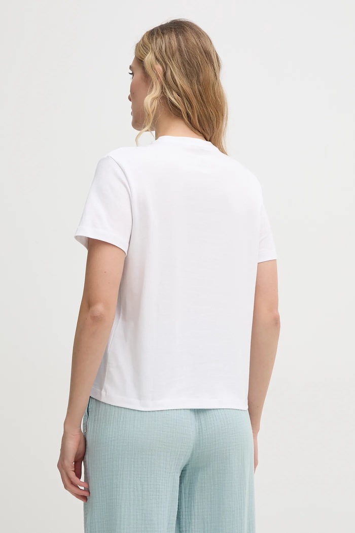 Ruházat Calvin Klein Jeans pamut póló LV047B864G fehér