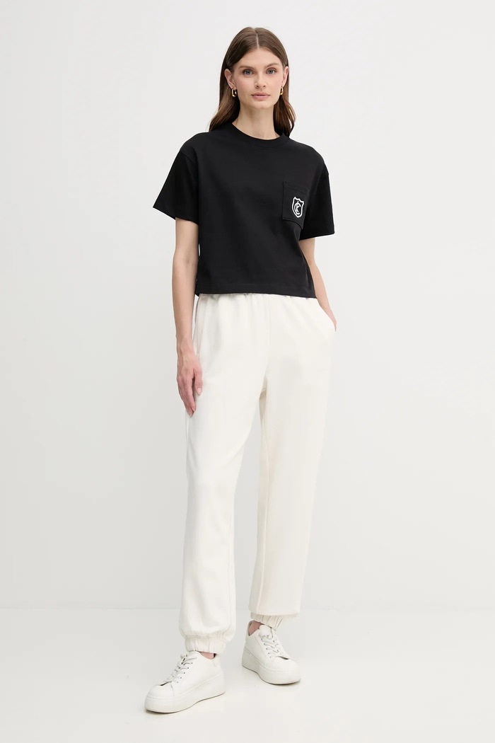Βαμβακερό μπλουζάκι Calvin Klein Jeans LV047B847G μαύρο SS25