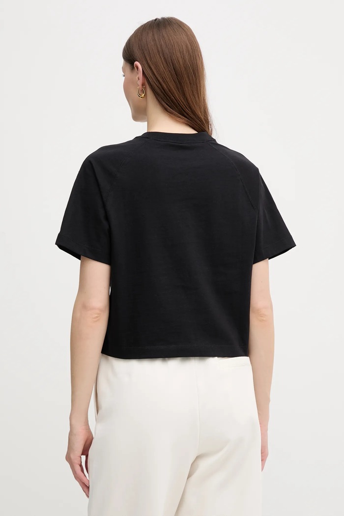 Ρούχα Βαμβακερό μπλουζάκι Calvin Klein Jeans LV047B847G μαύρο